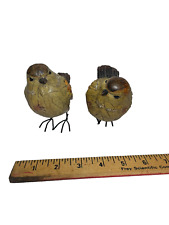 Vintage pair of bird figurines picture