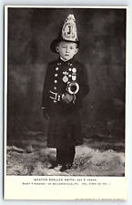 c1905 SELLERSVILLE PA BABY FIREMAN MASTER ROELLER SMITH 5 YEARS POSTCARD P3918 picture