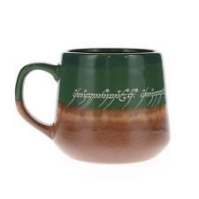 The Lord Of The Rings Elven Text Tapered Ceramic Pottery Mug | Holds 14 Ounces picture