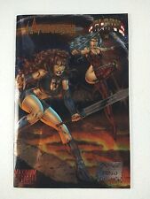 Avengelyne / Glory #1 Chromium Foil Cover (1995 ) NM+ Rob Liefeld Comic picture