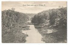 Ottawa, IL Illinois 1910 Postcard, Covel Creek Scene picture
