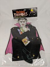 Vintage Halloween Hartin 1993 Cardboard Jointed Dracula Decoration NOS picture