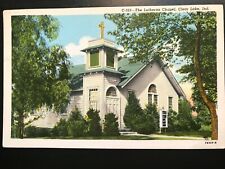 Vintage Postcard 1962 Lutheran Chapel Clear Lake Indiana IN picture