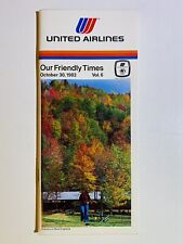 United Airlines Timetable October 30, 1983 picture