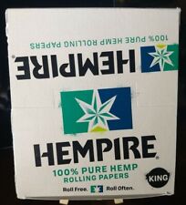 Hempire Hemp Rolling Papers King Size wide 5/33ct Packs picture