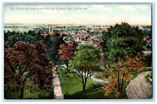 c1910 Birds Eye View From The Top Jewell Hall Exterior Liberty Missouri Postcard picture