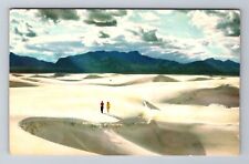 Alamogordo NM-New Mexico, White Sands National Monument, Vintage c1961 Postcard picture