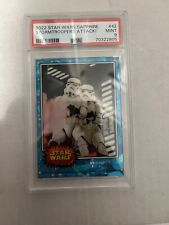 2022 STAR WARS SAPPHIRE STORMTROOPERS ATTACK PSA 9 picture
