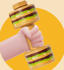 2024 McDonald's Big Mac Dumbbell Plastic Drinking Bottle 1.3L Authentic picture