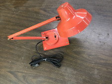 Tensor IL 400 Red Articulating Arm Folding Lamp Vintage USA MCM Table light desk picture