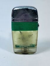 Vintage VU-Lighter Scripto Duck Green Band Untested picture