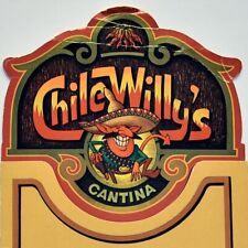 1982 Chile Willy's Cantina Restaurant Menu San Diego San Dimas Montclair CA picture