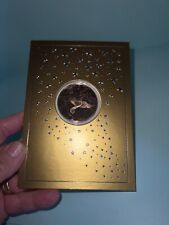 1989 Franklin Mint TO ALL THE WORLD PEACE Dove Card with Bronze Medal COIN picture