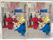 (4) Video Jack #5x2 #6x2 Epic Marvel Comics 1987  VF/NM (4) Comic Lot picture