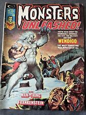 MONSTERS UNLEASHED MAGAZINE #9, DECEMBER 1974 Features Man-Thing And Wendigo picture