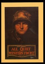 All Quiet On The Western Front War Movie Cinema Film Poster Art Postcard picture