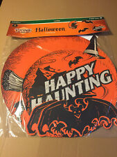 HALLOWEEN BEISTLE HAPPY HAUNTING LARGE CUTOUTS  4CT 11.75