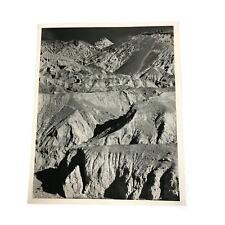 Photo TWA Press 8x10 B&W Arial view of canyon picture