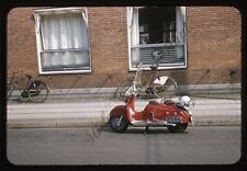 Zundapp Bella Scooter Switzerland Bicycle 1950s 35mm Slide Red Border Kodachrome picture