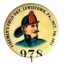 1911 Firemen's Field Day LEWISTON PA 1.25