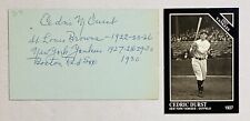 Cedric Durst - Signed / Auto / Autographed 3x5 - JSA Auction LOA - 1927 Yankees picture