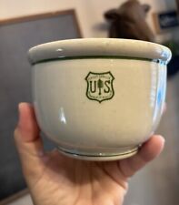 Vintage Sterling China US Forest Service Department of Agriculture Bowl READ picture