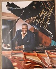 Oscar Peterson, Jazz Legend, signed photo 10x8