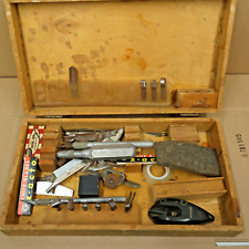 Vintage X-acto Knife Tool Set Carving Cutting Saw Knife Blades Plane Wood Case picture