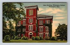 Wilmington OH-Ohio, Wilmington College, Main Building, Antique Vintage Postcard picture