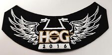 Harley Davidson Owners Group HOG 2016 Rocker Patch NEW 6 Inches Wide 2