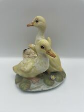 Homco Home Interiors Masterpiece Figurine Ducks Masterpiece Porcelain 1982 picture