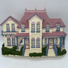 Vintage 1980s Burwood Victorian House Wall Plaque-Homco #2921-USA Made-11”x9”x2” picture
