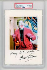 Cesar Romero ~ Signed Autographed The Joker Batman ~ PSA DNA Encased picture