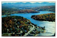 Vintage 1950s - Saranac Lake- Adirondack Mountains, New York Postcard (UnPosted) picture