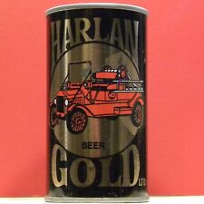 Harlan Gold Beer 12 oz Can Pict Fire Engine Cold Spring Brewing Minnesota J22 picture