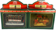 Coca-Cola Town Square Collection Train & Model T Truck NIB 1996 picture