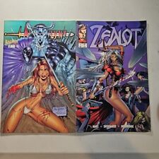 Lot Of 2 Avengelyne Power #2 Maximum Press - Zealot Image #1 Bagged And Boarded picture
