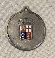 Italian Navy Medal Marked 800 Silver Vintage Italy Crest Nautical Charm Badge picture