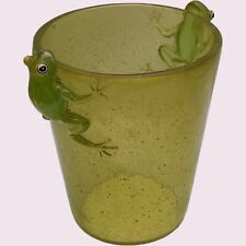 Vintage Green Frog Ice Bucket - 10
