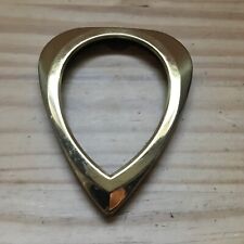 Vintage Heart Dimond Droplet shape Gold Tone Brass Photo Frame 6