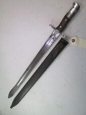 SWISS MODEL 1911 PIONEER SAWBACK BAYONET WITH SCABBARD MARKED DATED 1936 #K96 picture