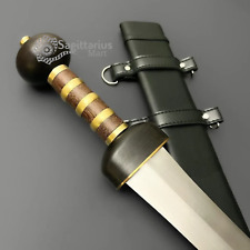 Roman Gladius Historical Custom Handmade High Carbon Steel sword Gladiator Sword picture