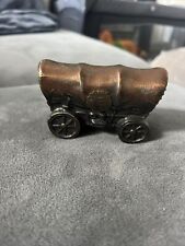 Vintage Copper Covered Wagon Ash Tray Copper picture