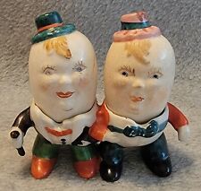 Antique Ardalt Occupied Japan Humpty Dumpty Salt and Pepper Made in Japan picture