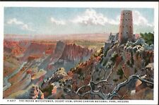 Postcard Fred Harvey Indian Watchtower Grand Canyon National Park Arizona AZ picture