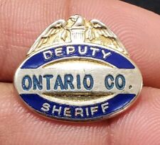 Vintage Obsolete Ontario County New York Deputy Sheriff Pin picture