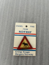 DISNEY NORWAY NORGE EPCOT ? pin late 1980's? MOOSE picture