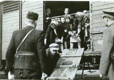 WW II  German   Photo ----  Jewish   Concentration Camp Train picture