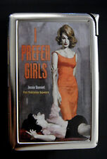 I Prefer Girls 01 Cigarette Case Built in Lighter Vintage Sexy LGBTQ Lesbian  picture
