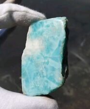 Sky Blue  AA Natural Larimar Lapidary Stone Polished 90 Grams picture